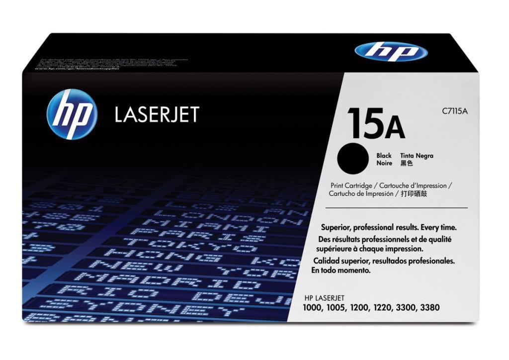 Hp C7115A (15A) Siyah Orjinal Toner kutu hasarlı 