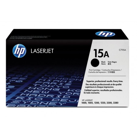 Hp C7115A (15A) Siyah Orjinal Toner kutu hasarlı Hp C7115A (15A) Siyah Orjinal Toner kutu hasarlı