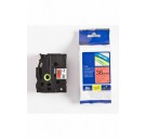 TZe-461 36mm Muadil Kırmızı üzerine Siyah Laminasyonlu Etiket