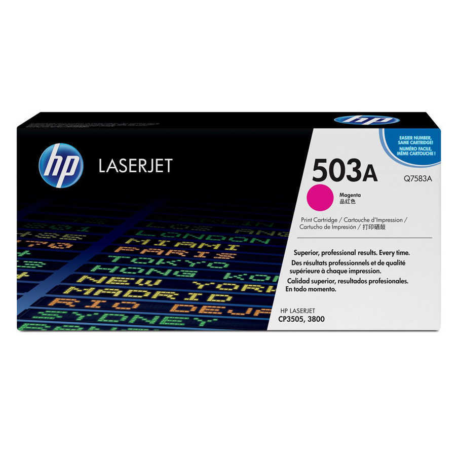 Hp Q7583A (503A) Kırmızı Orjinal Toner kutu hasarlı