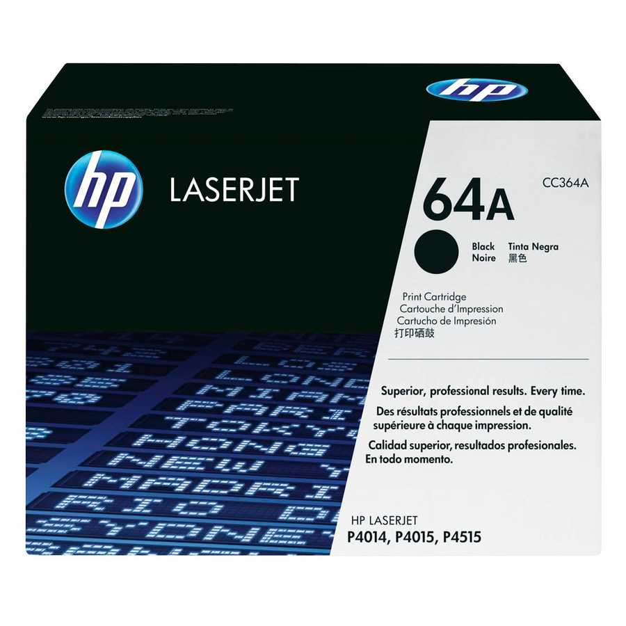 Hp CC364A (64A) Siyah Orjinal Toner kutu hasarlı 