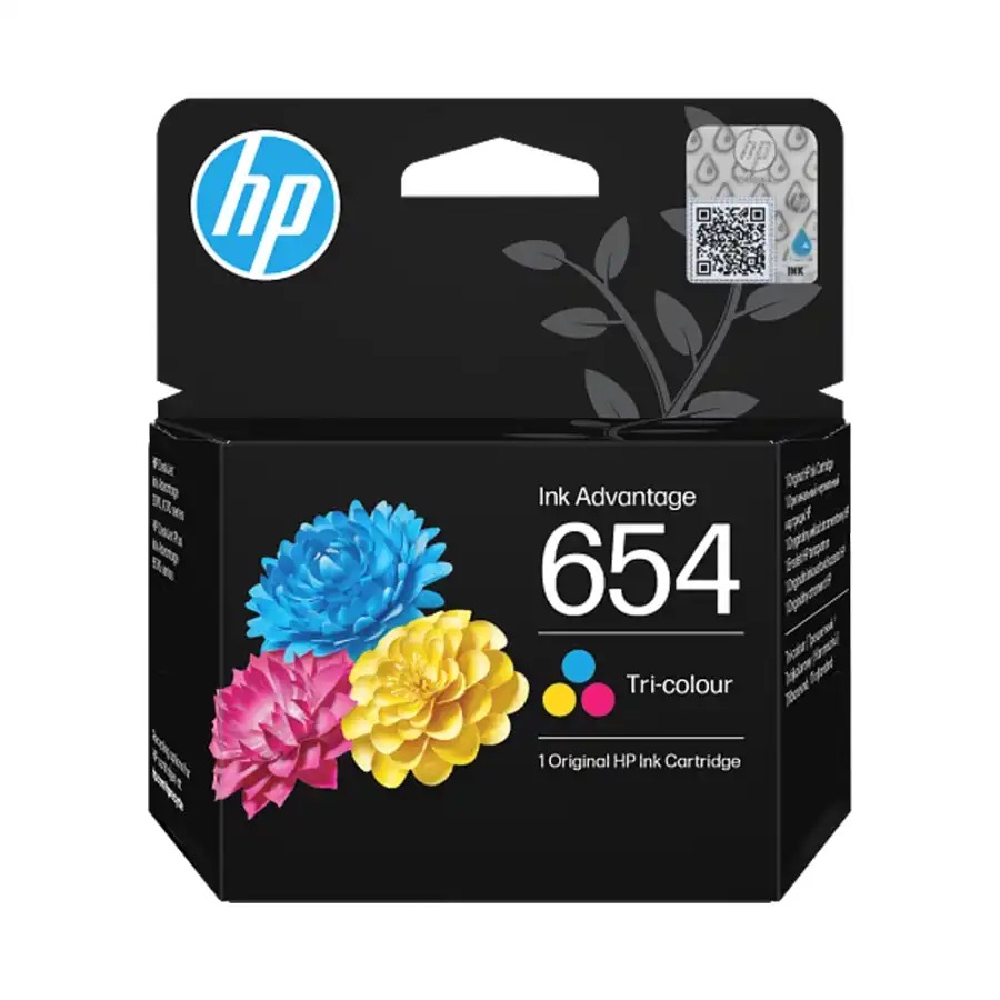 HP 654 7FP38UE Üç Renkli Orijinal Kartuş