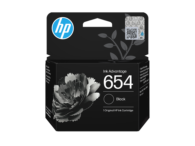 HP 654 7FP39UE Siyah Orijinal Kartuş