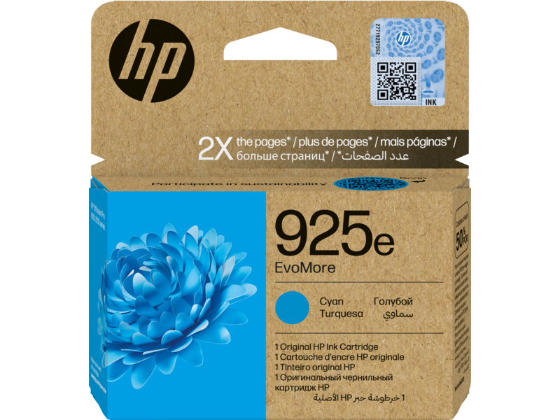 HP 4K0W0PE (925E) Mavi Orjinal Kartuş - Pro 8123