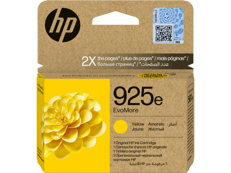 HP 4K0W2PE (925E) Sarı Orjinal Kartuş - Pro 8123