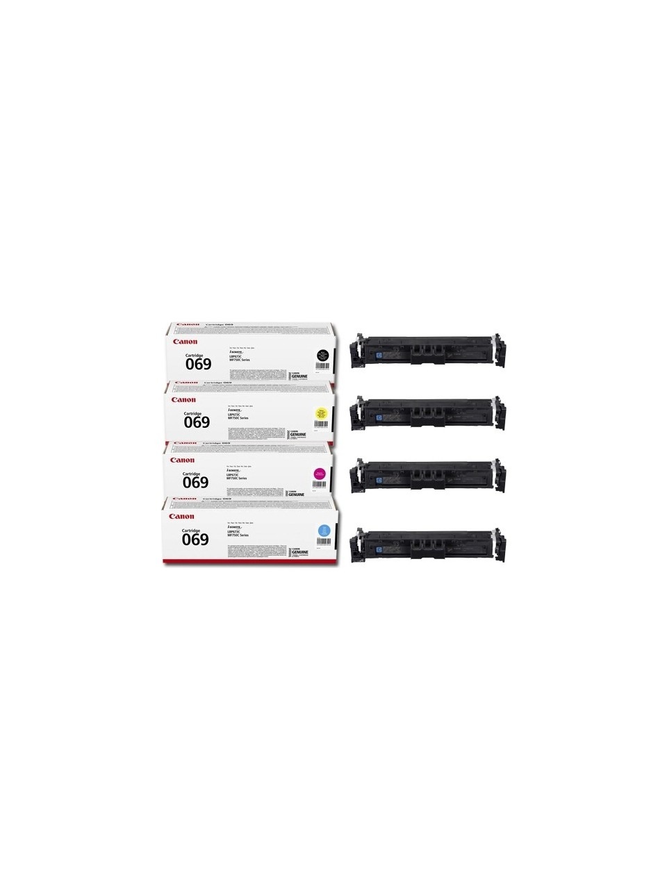 Canon CRG-069 Orjinal Toner 4'lü Set - Tüm Renkler (Kutusuz)