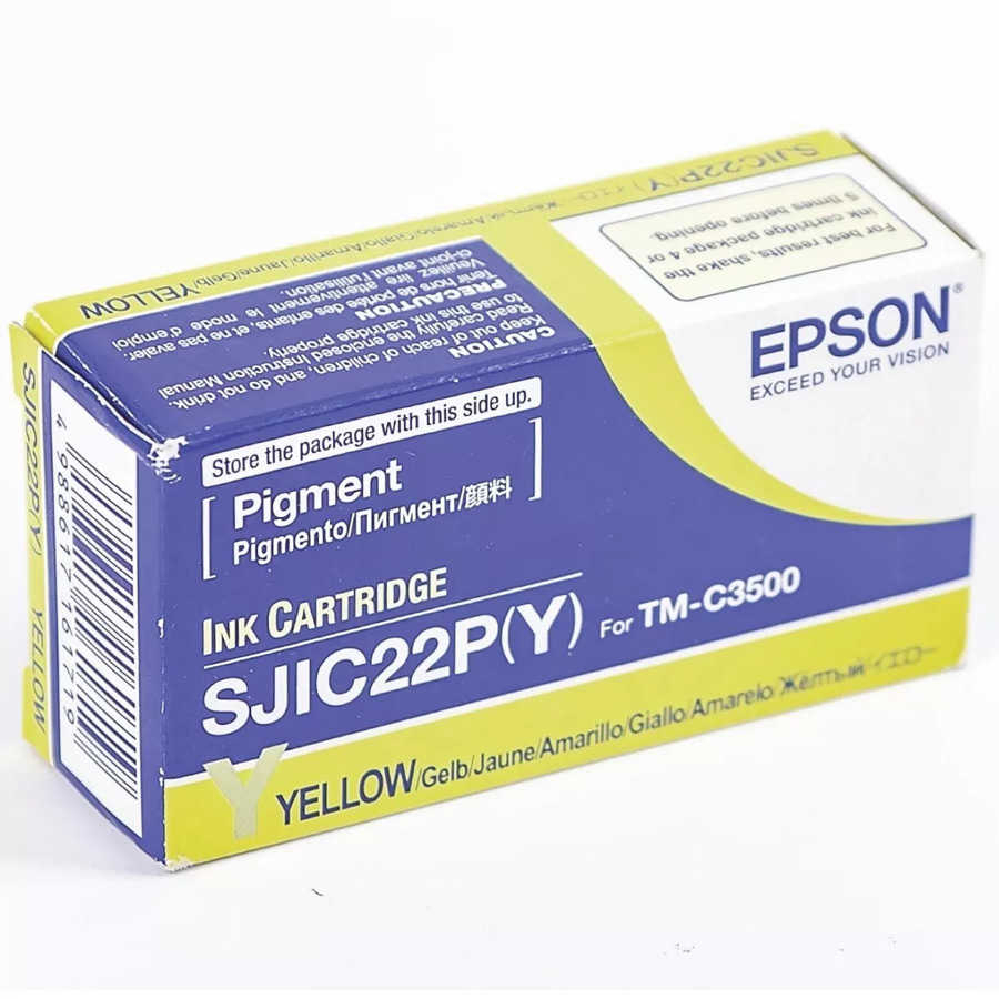 Epson SJIC22(Y) (C33S020604) Sarı Orjinal Kartuş