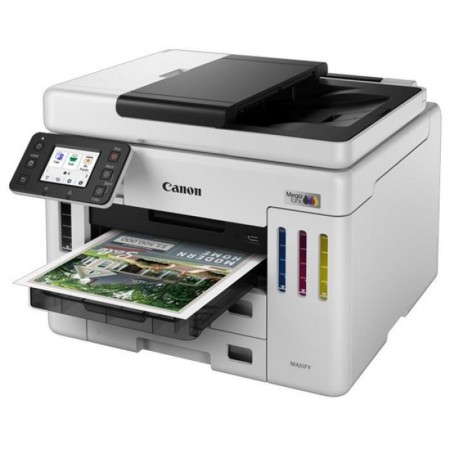 Canon Maxify GX7140 Wi-Fi + Tarayıcı + Fotokopi + Faks Renkli Çok Fonksiyonlu Tanklı Photoink Mürekkep Püskürtmeli Yazıcı