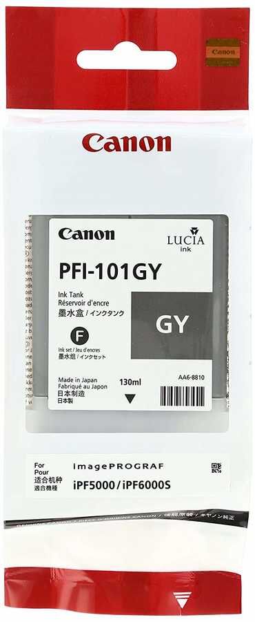 Canon PFI-101GY (0892B001AA) Gri Orjinal Kartuş - IPF6000s / IPF5000