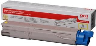 OKI 43459333 Sarı Orjinal Toner - C3300 / C3400