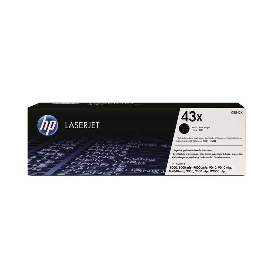 Hp C8543X (43X) Siyah Orjinal Yüksek Kapasite Toner kutu hasarlı
