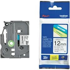 Brother TZe-231 Beyaz-Siyah 12MM MUADİL Etiket Şeridi - PT-1400 (T6231)