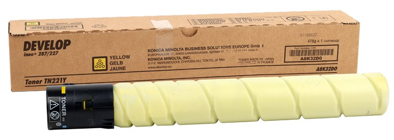 Develop TN-221 Orjinal Sarı Toner İneo