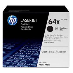 Hp CC364XD (64X) Siyah Orjinal 2'li Yüksek Kapasite Toner