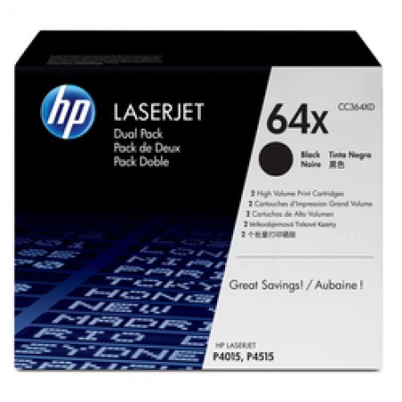 Hp CC364XD (64X) Siyah Orjinal 2'li Yüksek Kapasite Toner
