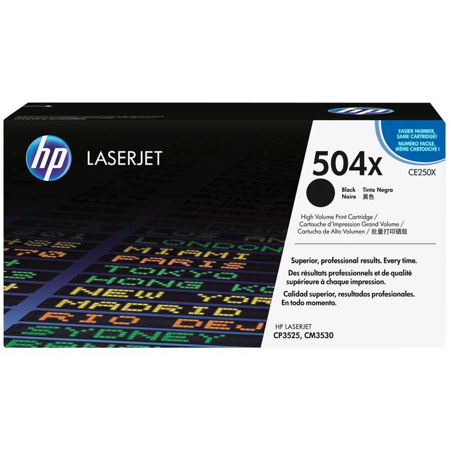 Hp CE250X (504X) Siyah Orjinal Yüksek Kapasite Toner