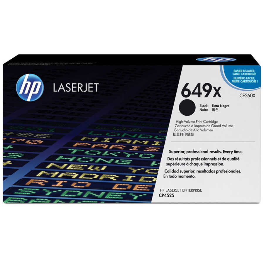 Hp CE260X (649X) Siyah Orjinal Yüksek Kapasite Toner