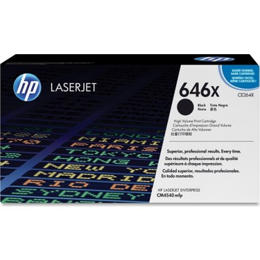 Hp CE264X (646X) Siyah Orjinal Yüksek Kapasite Toner