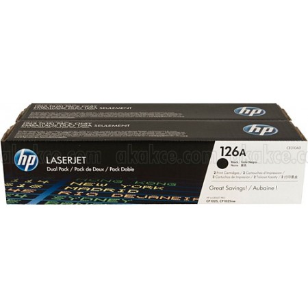 Hp CE310AD (126A) Siyah Orjinal Toner 2'li Paket