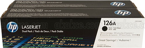 Hp CE310AD (126A) Siyah Orjinal Toner 2'li Paket