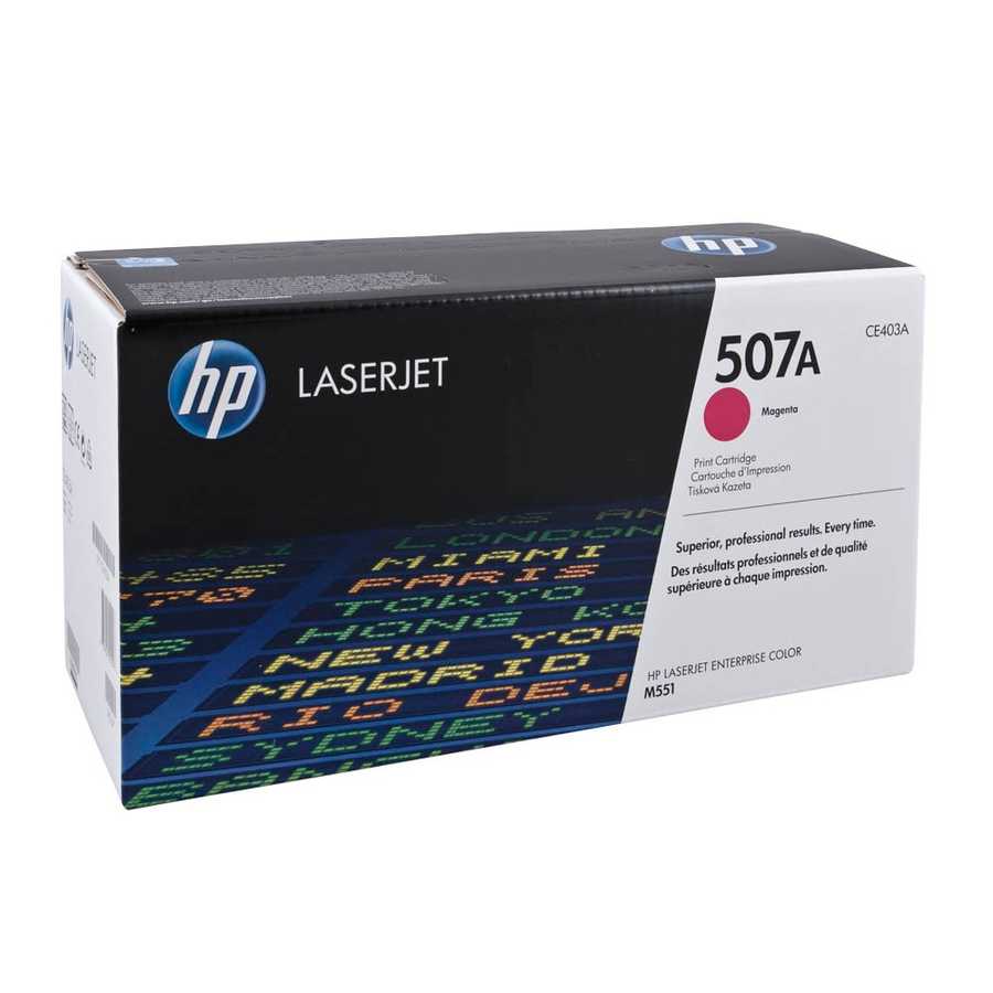Hp CE403A (507A) Kırmızı Orjinal Toner