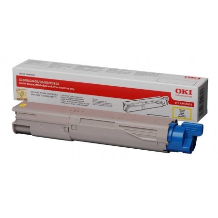 Oki C3300-43459441 Sarı Orjinal Toner Oki C3300-43459441 Sarı Orjinal Toner