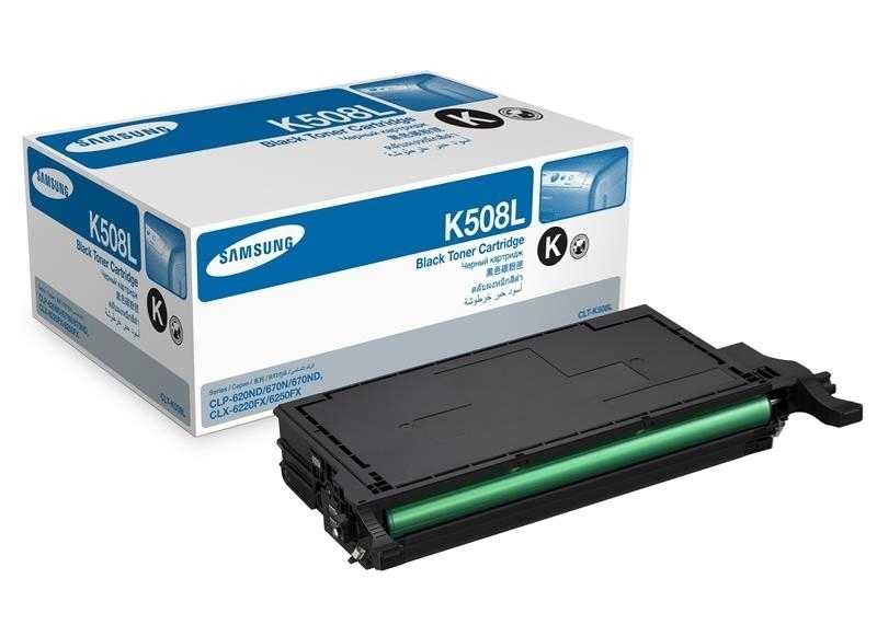 Samsung CLT-K508L Kutusu Hasarlı Siyah Orjinal Toner 