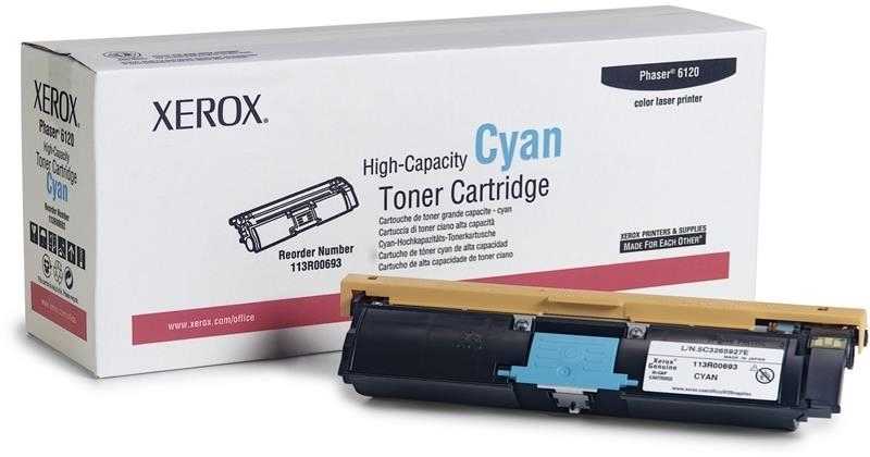 Xerox Phaser 6120-6115MFP Yüksek Kapasiteli Mavi Orjinal Toner