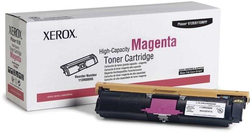 Xerox Phaser 6120-6115MFP Yüksek Kapasiteli Kırmızı Orjinal Toner
