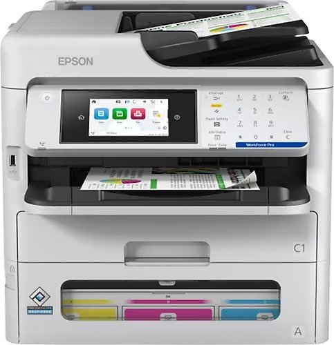 Epson WorkForce Pro WF-EM-C800RDWTF Wi-Fi Tarayıcı + Fotokopi + Faks Renkli Yazıcı