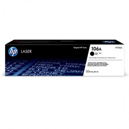 Hp W1106A (106A) Siyah Orjinal Toner Hp W1106A (106A) Siyah Orjinal Toner