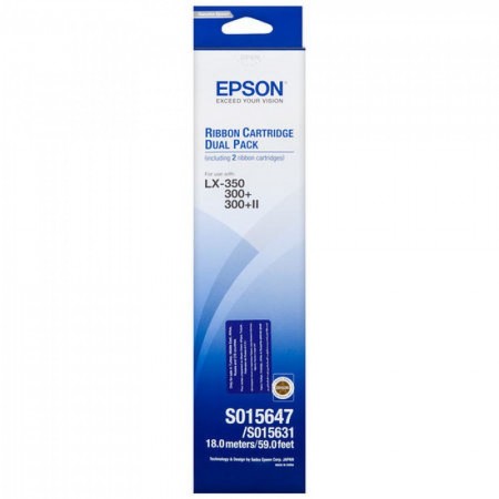 Epson (LX-350/LX-350/8750) C13S015647 Kutu Hasarlı Orjinal Şerit 2Li