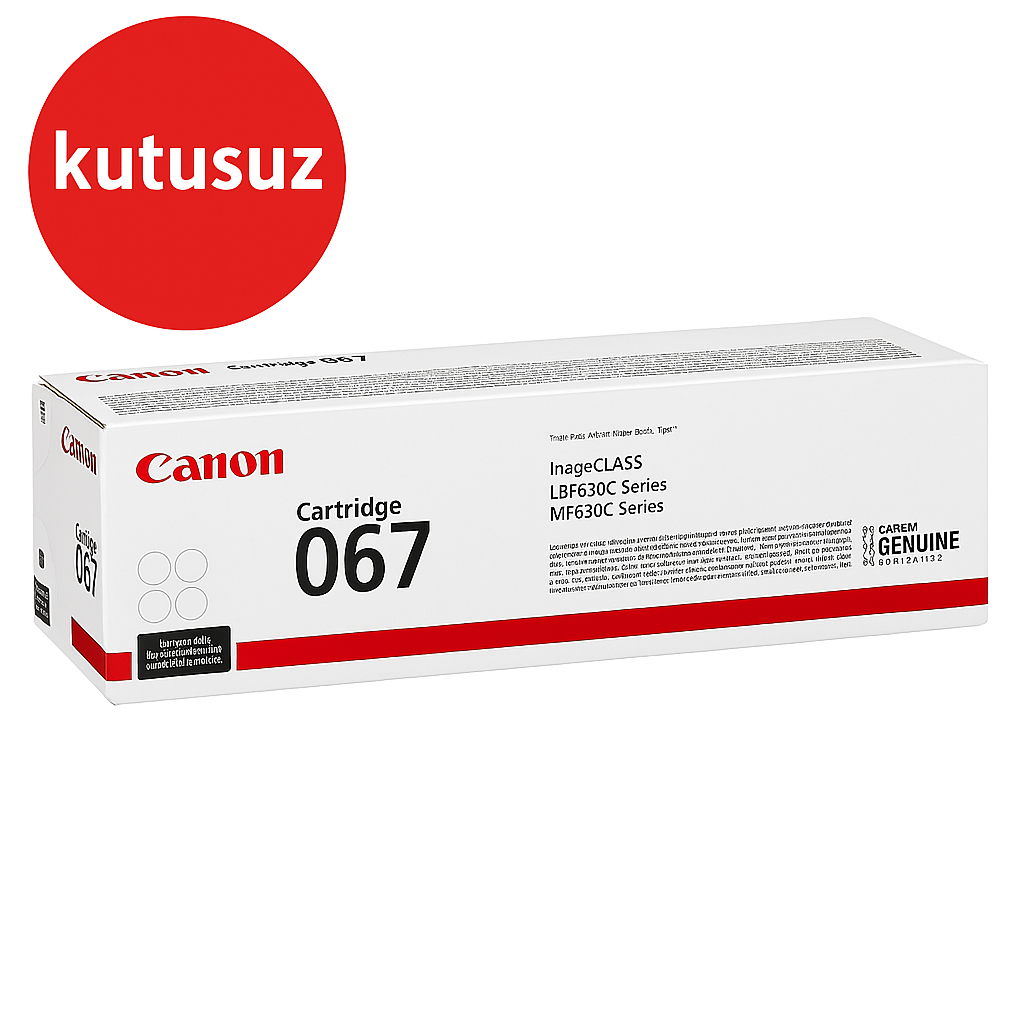 Canon 067 Siyah  Demo Toner | Orijinal Canon Kalitesi - Demo Ürün