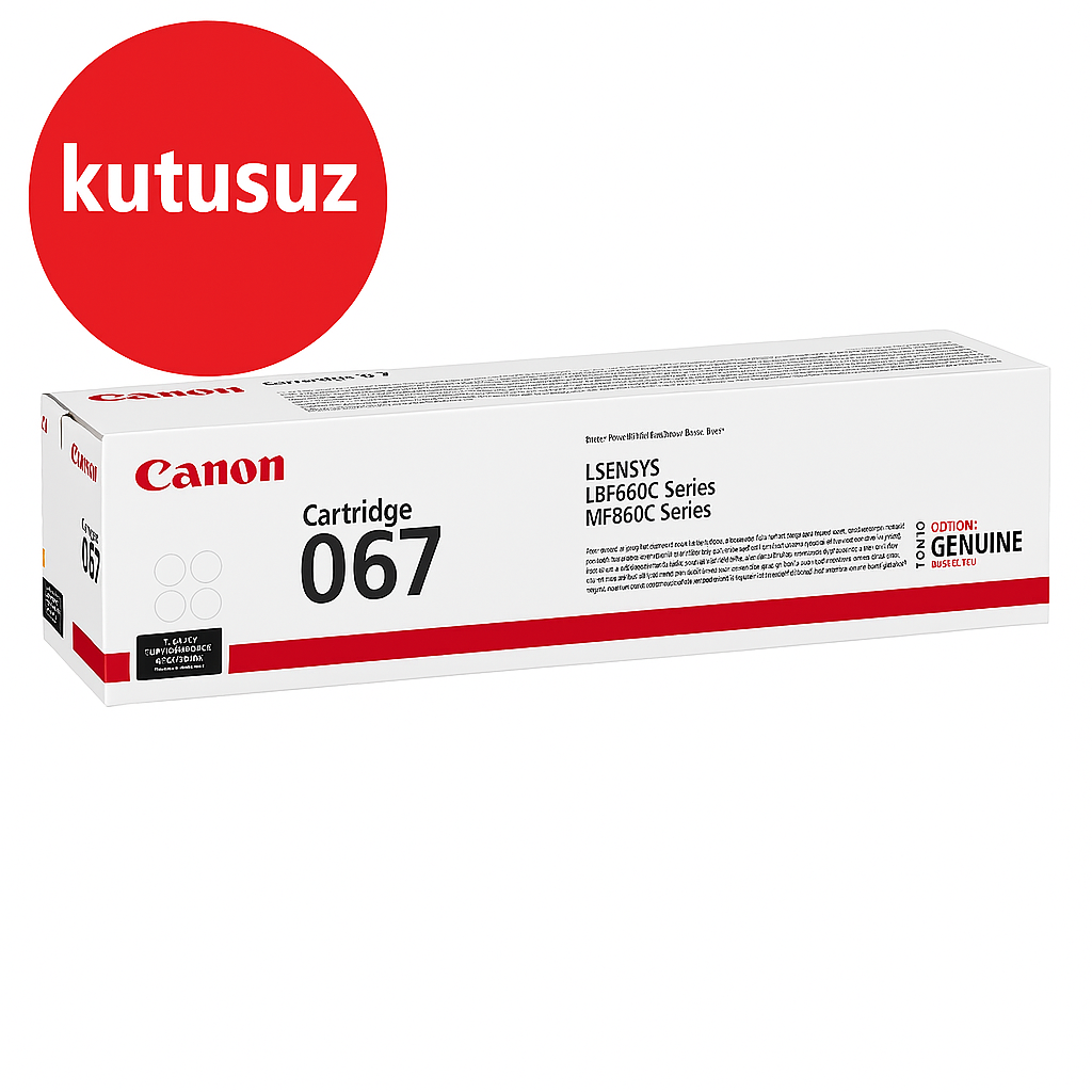 Canon 067 Sarı Demo Toner | Orijinal Canon Kalitesi - Demo Ürün