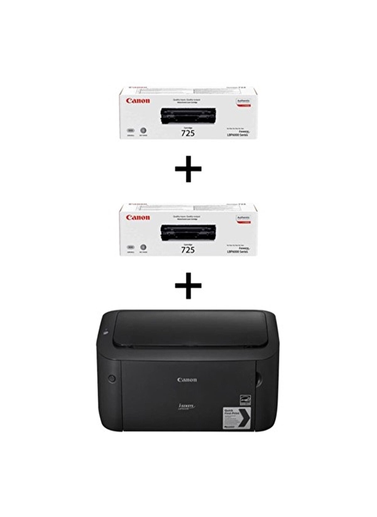 Canon İ-Sensys LBP6030B Mono Lazer Yazıcı + 2 Adet Orjinal Toner Hediyeli