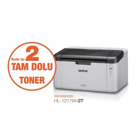 Brother HL-1211w Wifi Mono Laser Yazıcı 2 Tam Toner Hediyeli Brother HL-1211w Wifi Mono Laser Yazıcı 2 Tam Toner Hediyeli
