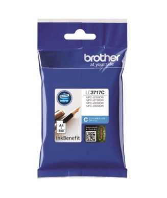 Brother LC3717C Mavi Orjinal Kartuş