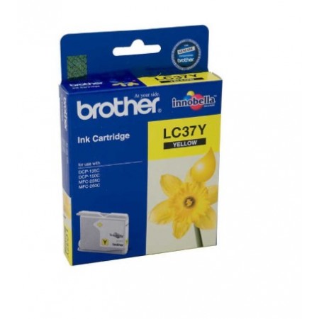 Brother LC37Y Sarı Orjinal Kartuş Brother LC37Y Sarı Orjinal Kartuş