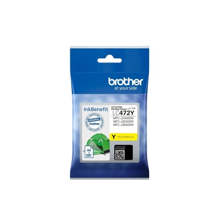 Brother LC472Y Sarı Orjinal Kartuş - MFC-J2340DW / J3540DW Brother LC472Y Sarı Orjinal Kartuş - MFC-J2340DW / J3540DW
