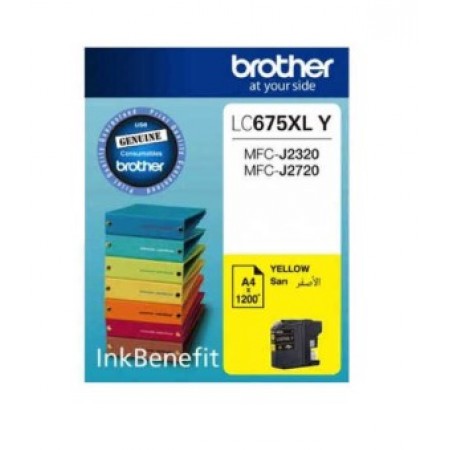 Brother LC675XLY Sarı Orjinal Kartuş Brother LC675XLY Sarı Orjinal Kartuş