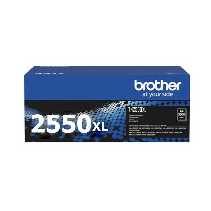 BROTHER TN-2550XL ORJİNAL SİYAH TONER 3.000 SAYFA