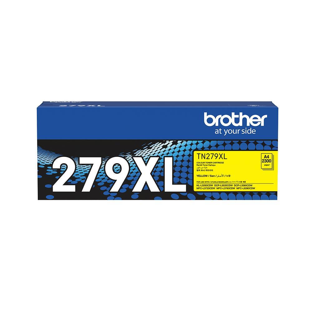 Brother TN-279XLY Yellow Sarı Toner HL-L3280CDW DCP-L3520/3560 MFC-L3720/3760/8390 2.300 Sayfa