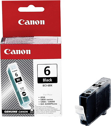 Canon BCI-6 Siyah Orjinal Mürekkep Kartuş