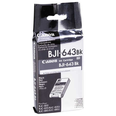 Canon BJI-643BK Siyah Orjinal Kartuş