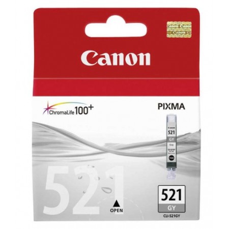 Canon CLI-521GY Gri Orjinal Kartuş Canon CLI-521GY Gri Orjinal Kartuş
