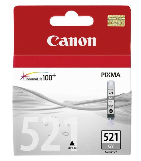 Canon CLI-521GY Gri Orjinal Kartuş