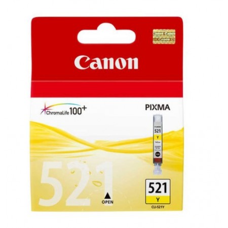 Canon CLI-521Y Sarı Orjinal Kartuş Canon CLI-521Y Sarı Orjinal Kartuş