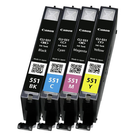 Canon CLI-551 Orijinal Multi Paket Mürekkep Kartuş Canon CLI-551 Orijinal Multi Paket Mürekkep Kartuş