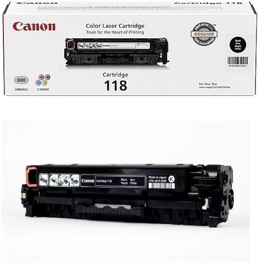 Canon CRG-118BK Siyah Orjinal İkili Paket Toner