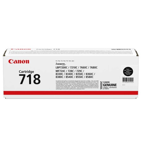 Canon CRG-718BK Siyah Orjinal Toner Canon CRG-718BK Siyah Orjinal Toner